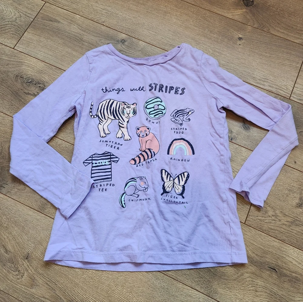 Size 14 Carter's Girls Long Sleeve Shirt